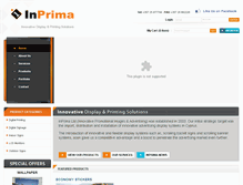 Tablet Screenshot of inprima.com.cy